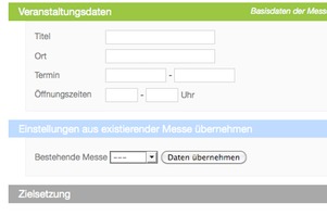 Referenz - Messeformular